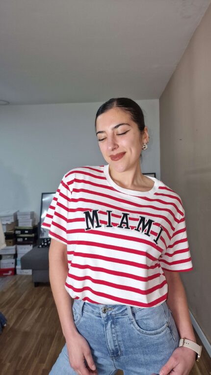 CAMISETA RAYAS MIAMI