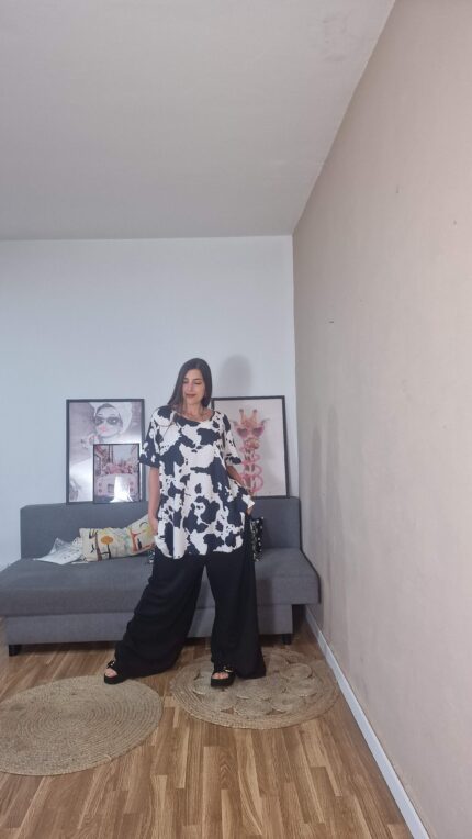 CONJUNTO CURVI PRINT VACA