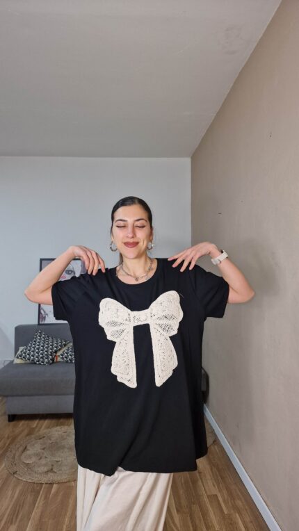 CAMISETA CURVI LAZO CROCHET