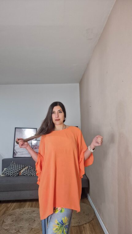 BLUSA CURVI VOLANTE