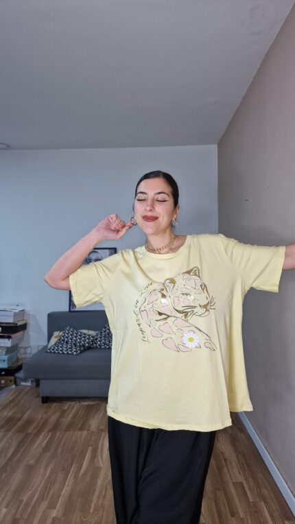 CAMISETA PANTERA AMARILLA
