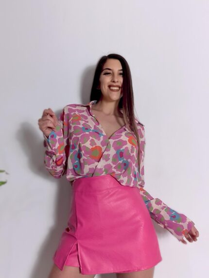 FALDA PANTALÓN POLIPIEL