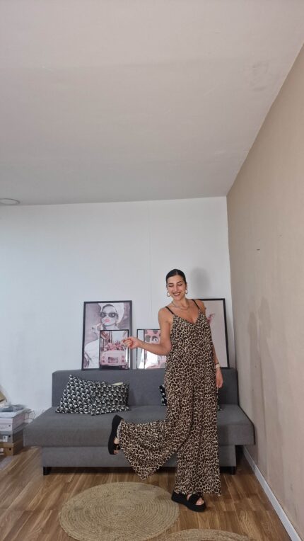 MONO CURVI ELASTICO LEOPARDO