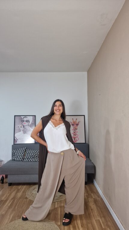 PANTALON CURVI CRUZADO