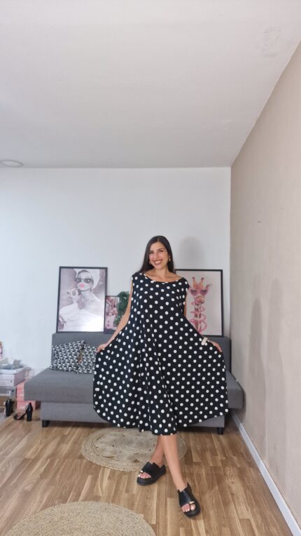 VESTIDO CURVI EVASE LUNARES