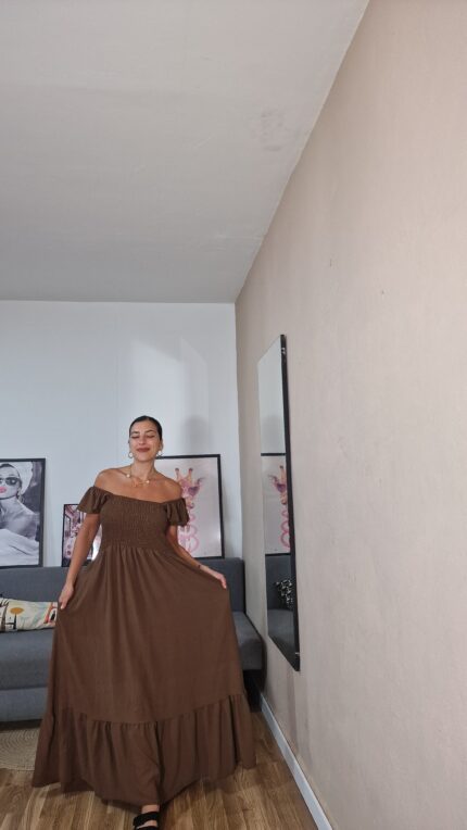 VESTIDO CURVI FRUNCIDO LISO