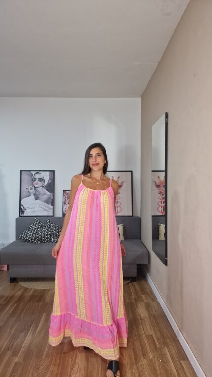 VESTIDO ÉTNICO FLUOR (tallaje semicurvi)