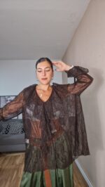 BLUSA CURVI ENCAJE - Imagen 13
