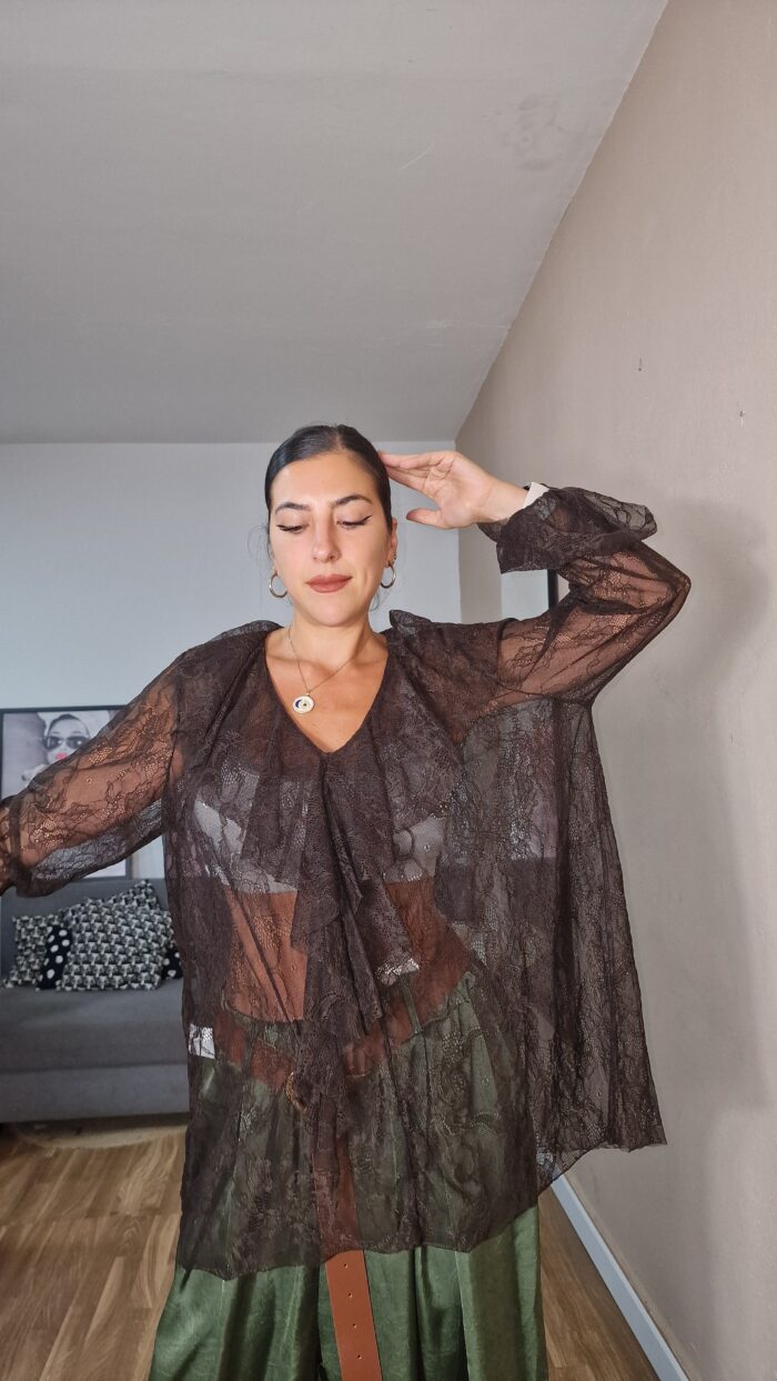 BLUSA CURVI ENCAJE - Imagen 13