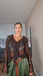 BLUSA CURVI ENCAJE - Imagen 2