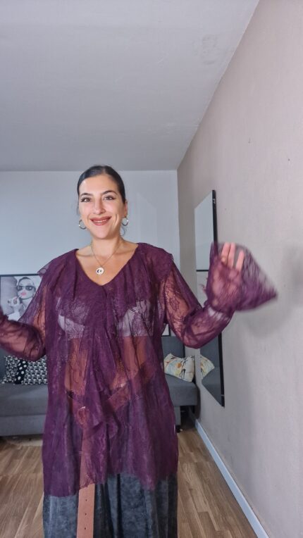 BLUSA CURVI ENCAJE