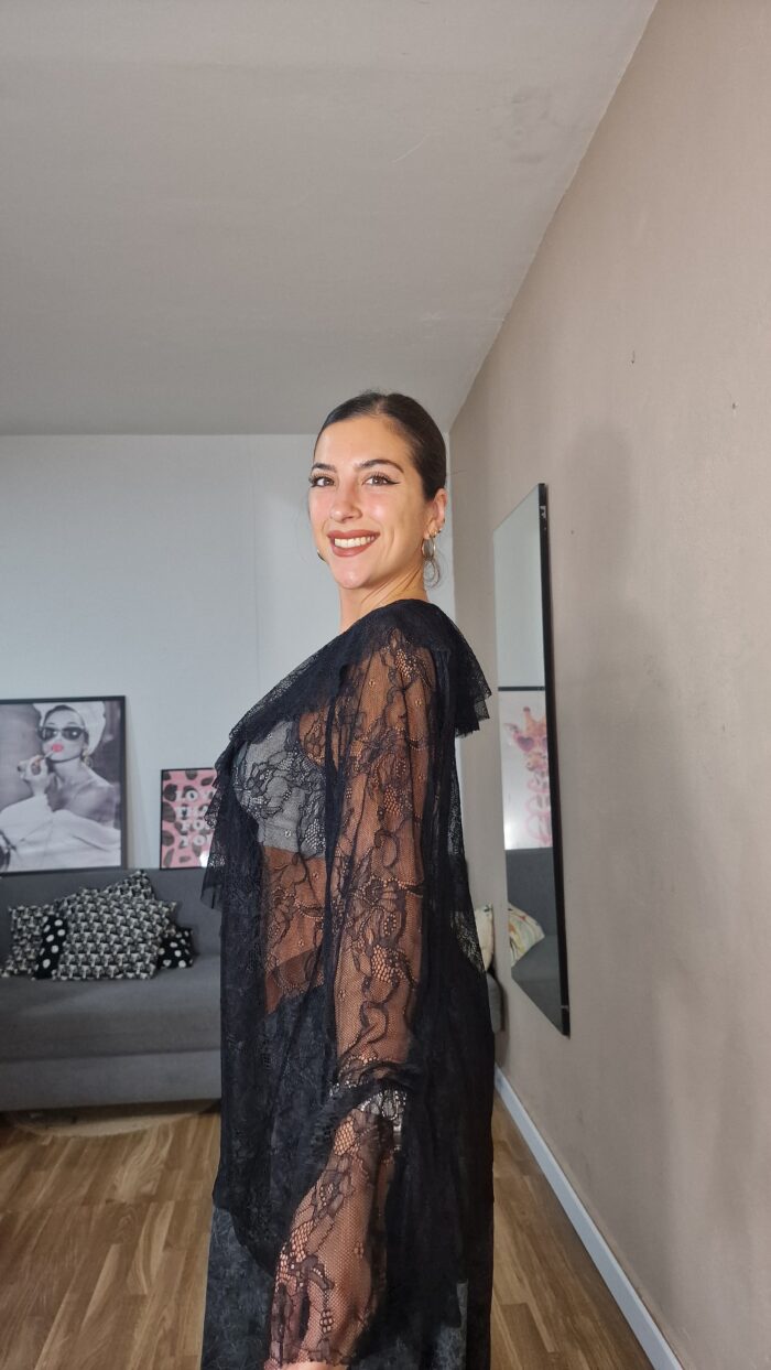 BLUSA CURVI ENCAJE - Imagen 6
