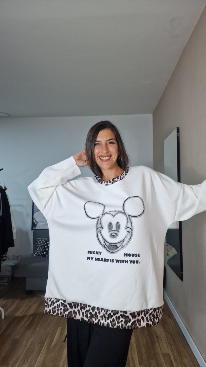 SUDADERA CURVI MICKEY - Imagen 2