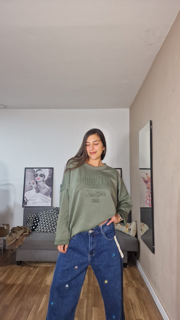 JEANS CURVI MARGARITAS - Imagen 4