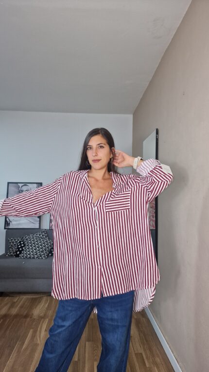 CAMISA CURVI RAYAS