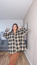 CAMISA CURVI CUADROS FRANELA - Imagen 8