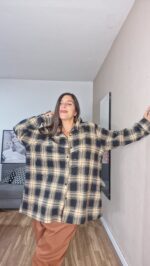 CAMISA CURVI CUADROS FRANELA - Imagen 9