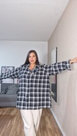 CAMISA CURVI CUADROS FRANELA - Imagen 6