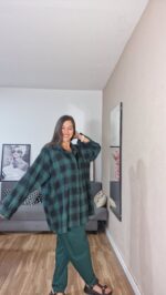 CAMISA CURVI CUADROS FRANELA - Imagen 3