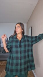 CAMISA CURVI CUADROS FRANELA - Imagen 4