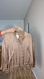 BOMBER SATEN talla pequeña o semicurvi - Imagen 4
