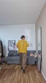 PANTALON CURVI BOMBACHO SATEN PRINT - Imagen 9