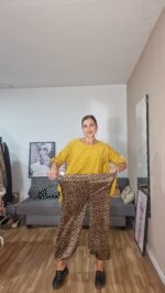 PANTALON CURVI BOMBACHO SATEN PRINT - Imagen 10