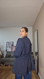 BLAZER SEMICURVI RAYAS - Imagen 9