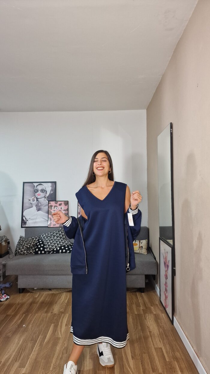 CONJUNTO CURVI VESTIDO BOMBER - Imagen 7