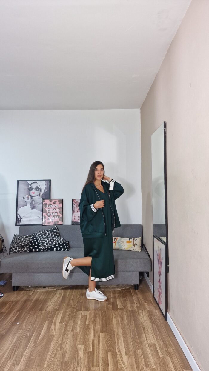 CONJUNTO CURVI VESTIDO BOMBER - Imagen 3