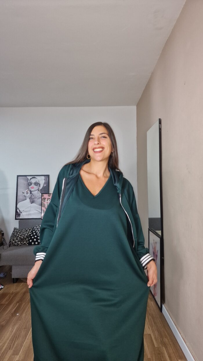 CONJUNTO CURVI VESTIDO BOMBER - Imagen 2