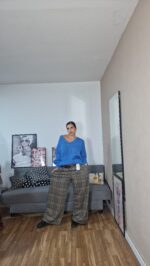 PANTALON SEMICURVI CUADROS - Imagen 6