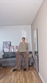 PANTALON SEMICURVI CUADROS