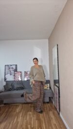 PANTALON SEMICURVI CUADROS - Imagen 3