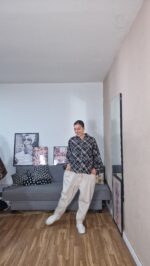 BOMBER CURVI CUADROS - Imagen 6