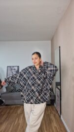 BOMBER CURVI CUADROS - Imagen 2