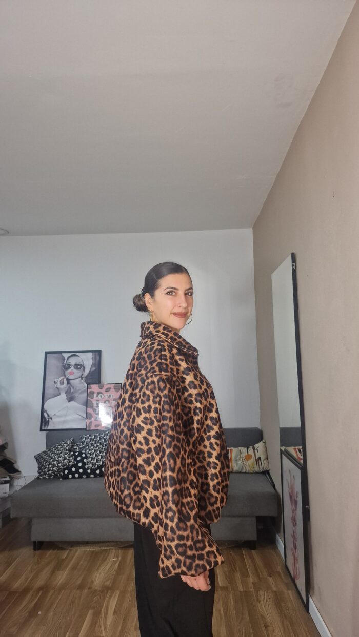 CHAQUETA CURVI ANTE ESTAMPADA - Imagen 6