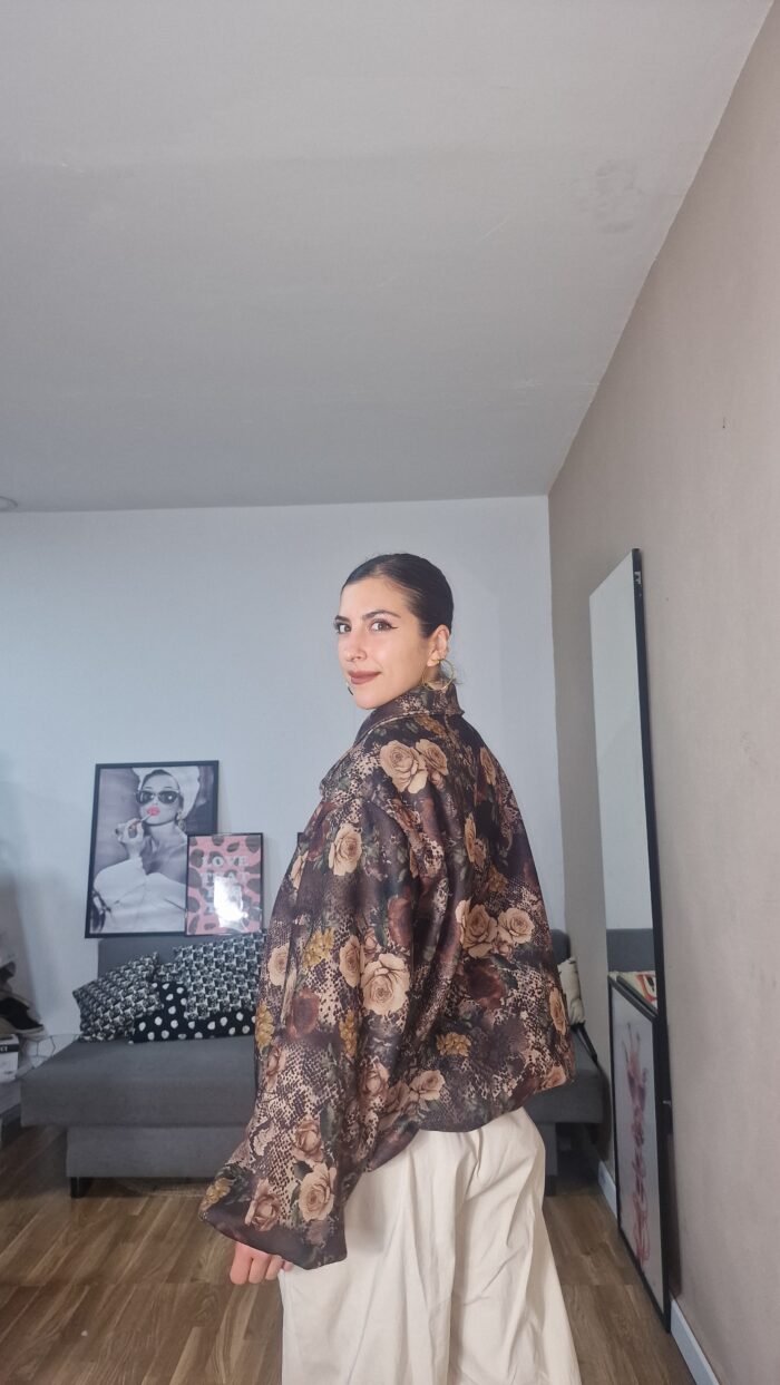 CHAQUETA CURVI ANTE ESTAMPADA - Imagen 9