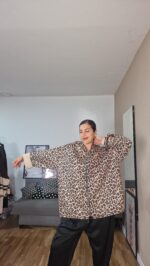CHAQUETA CURVI LEOPARDO