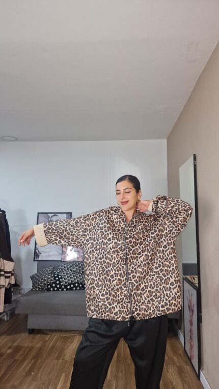 CHAQUETA CURVI LEOPARDO