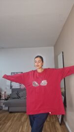 SUDADERA CURVI FLOR