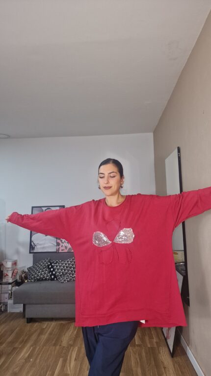 SUDADERA CURVI FLOR