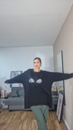 SUDADERA CURVI FLOR - Imagen 2