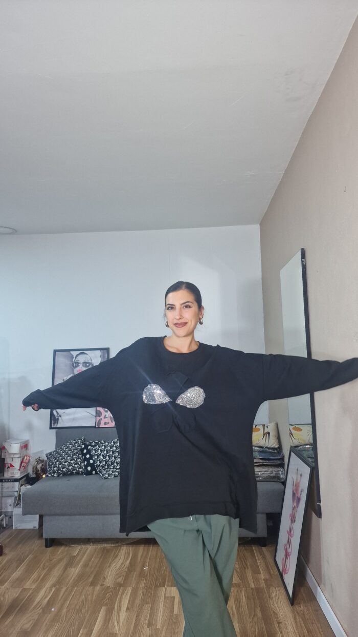 SUDADERA CURVI FLOR - Imagen 2