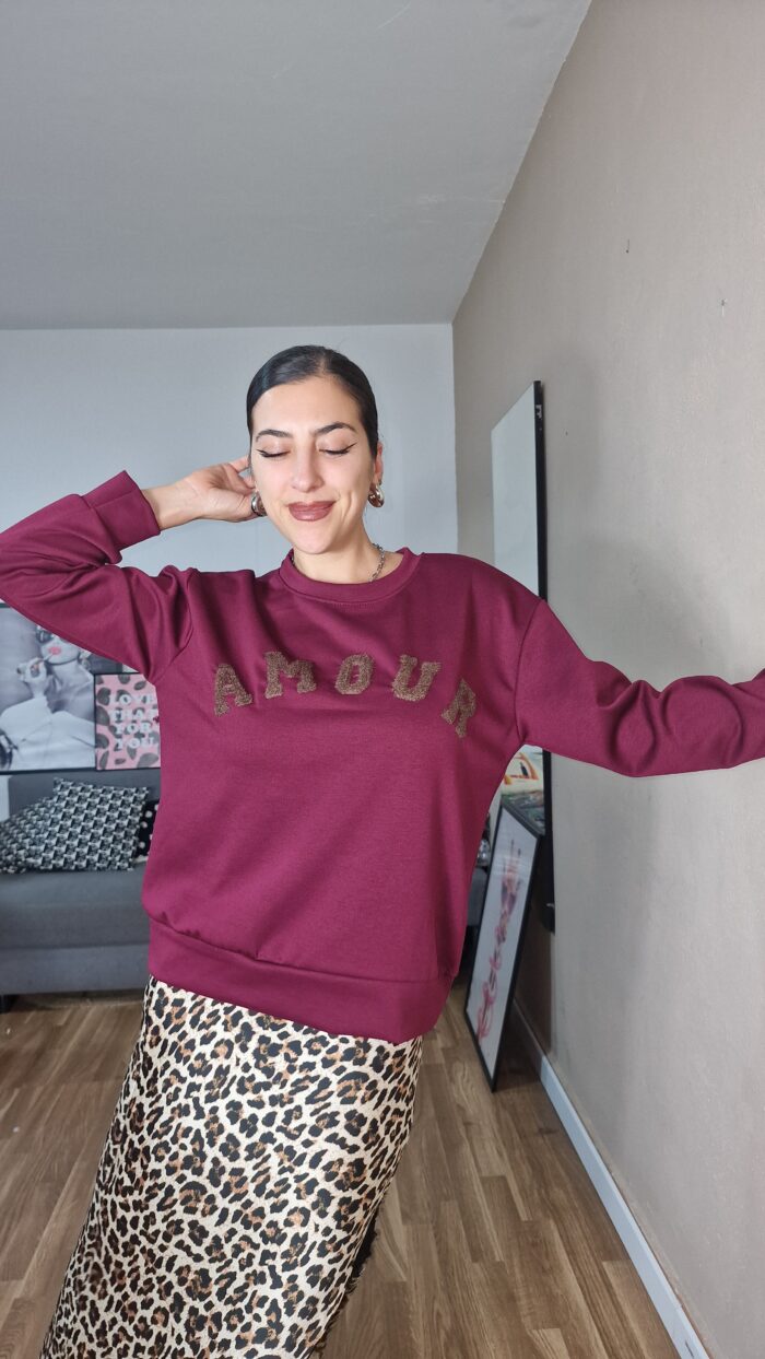 SUDADERA AMOUR talla pequeña - Imagen 3