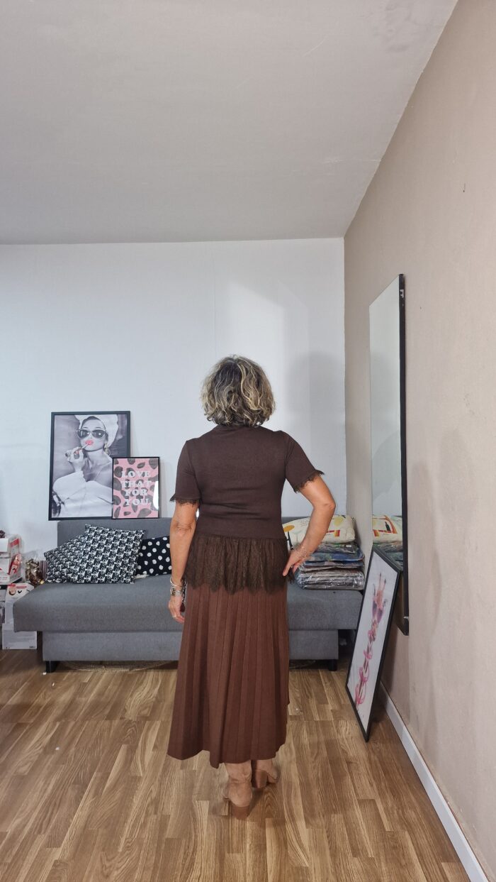 FALDA PUNTO TABLAS Talla pequeña - Imagen 6