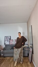 FALDA CURVI SATEN PRINT - Imagen 7