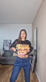 JEANS CURVI CINTURA ENGOMADA - Imagen 5