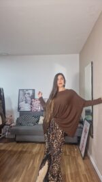FALDA CURVI LEOPARDO ENCAJE - Imagen 5