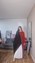 VESTIDO SEMICURVI/CURVI  TRICOLOR